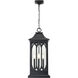 Mallorey 3 Light 10.5 inch Powder Coated Black Outdoor Hanging Lantern